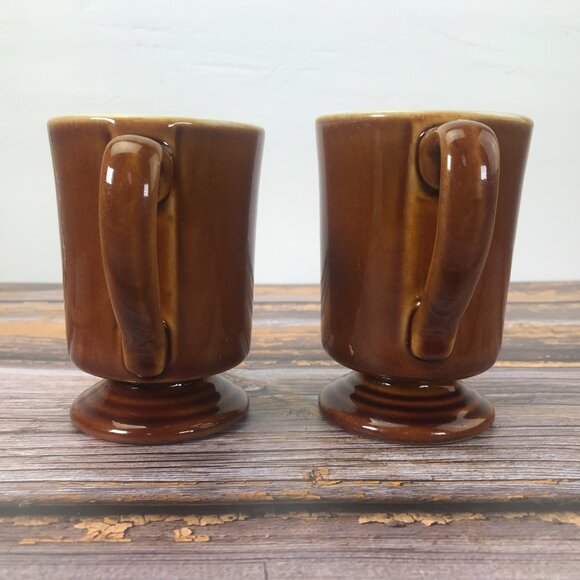 Vintage Restaurant Pedestal Coffee Mug Mid Century Diner - Picture 7 of 12